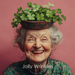Jolly Wrinkles Wenskaart  - Klavertje 4