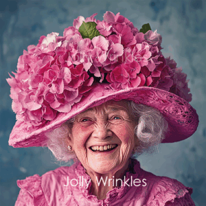 Jolly Wrinkles Wenskaart  - Hortensia lady