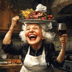 Jolly Wrinkles Wenskaart  - De Chef kok