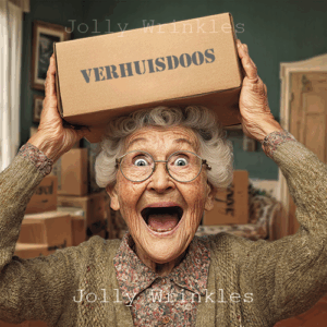 Jolly Wrinkles Wenskaart  - Verhuizen