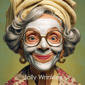 Jolly Wrinkles Wenskaart - Beauty masker