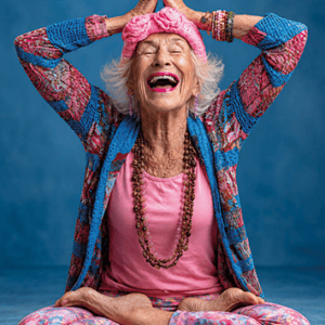 Ansichtkaart - Yoga oma